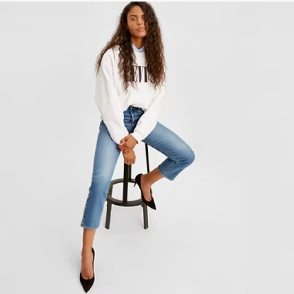 Levi’s Premium Wedgie Ankle medium denim jeans 25